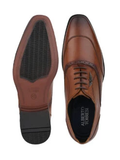 Alberto Torresi Genuine Leather Tan Laceup Formal Shoes Oxford For Men -Alberto Torresi Sale Store 01 d0be0926 8f61 4457 b8e0 81e8f4e1240b