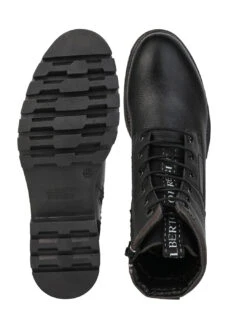Black Leather Lace Up Boots -Alberto Torresi Sale Store 03 2 2
