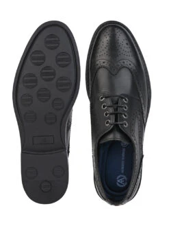 Alberto Torresi Genuine Leather Black Formal Brogue Shoes 15 Alberto Torresi Genuine Leather Black Formal Brogue Shoes -Alberto Torresi Sale Store 05 2