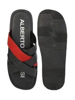 Alberto Torresi 270 Trendy Non Stitched Strap RedLeather Slippers -Alberto Torresi Sale Store 07 2 2 13d1338c 374d 452f bdff 321f6d25ca9c