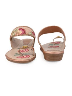 Alberto Torresi Women’s Embroidered Ethnic Sandals -Alberto Torresi Sale Store 1007 BAIGE 7