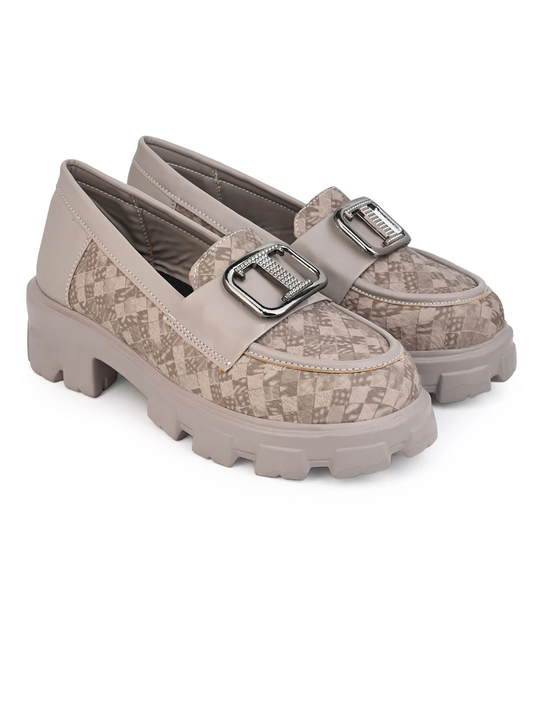 Alberto Torresi Women’s Chunky Sole Loafers With Buckle 2 Alberto Torresi Women’s Chunky Sole Loafers With Buckle - Image 2