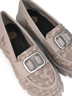 Alberto Torresi Women’s Chunky Sole Loafers With Buckle 12 Alberto Torresi Women’s Chunky Sole Loafers With Buckle -Alberto Torresi Sale Store 1030 BAIGE 7