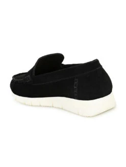 Alberto Torresi All Day Suede Thick Sole Loafer/ Sneaker For Women -Alberto Torresi Sale Store 11784 BLACK 3 bbc695ba 97d9 4b39 9dec 8b9370743d56