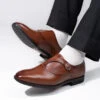 Albert Torresi Hungary Series 606 Executive Tan Formal Monk Shoes -Alberto Torresi Sale Store 1 82