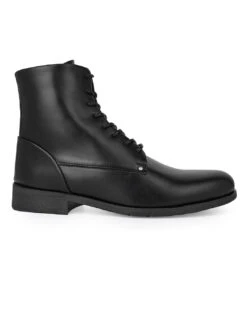Alberto Torresi Barcus Series 111 Faux Black Leather Long Boots -Alberto Torresi Sale Store 40111 BLACK 3