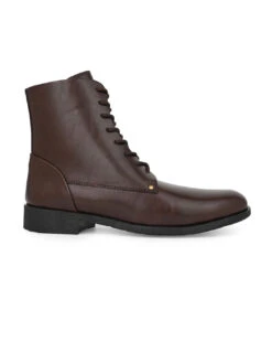 Alberto Torresi Barcus Series 111 Faux Brown Leather Long Boots -Alberto Torresi Sale Store 40111 BROWN 3