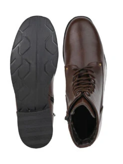 Alberto Torresi Barcus Series 111 Faux Brown Leather Long Boots -Alberto Torresi Sale Store 40111 BROWN 6