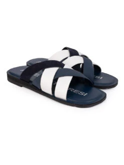 Alberto Torresi MenBlue Slippers -Alberto Torresi Sale Store 59269 WHITE BLUE 2 41226ba7 5848 41c9 8b33 04084bacd872