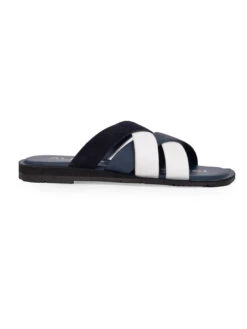Alberto Torresi MenBlue Slippers -Alberto Torresi Sale Store 59269 WHITE BLUE 3 d7d7438d e724 43c5 830a aed0ea5c8710