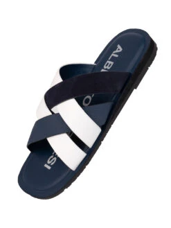 Alberto Torresi MenBlue Slippers -Alberto Torresi Sale Store 59269 WHITE BLUE 4 96aabefa 204a 43bc a538 b002a39226de
