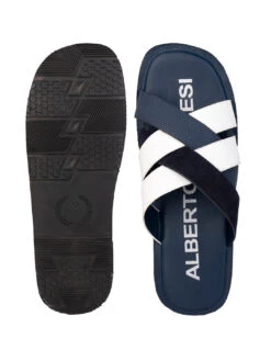 Alberto Torresi MenBlue Slippers -Alberto Torresi Sale Store 59269 WHITE BLUE 5 8f57cbd3 3156 403f 80e9 1e1f9d2e7fba