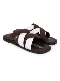 Alberto Torresi MenBrown Slippers -Alberto Torresi Sale Store 59269 WHITE BROWN 2 bfde0fbc dbb6 4243 9672 44ebcb579641