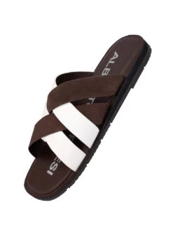 Alberto Torresi MenBrown Slippers -Alberto Torresi Sale Store 59269 WHITE BROWN 4 7fa74f92 1a32 4fd4 a24b 692b72c9560a