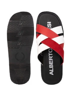 Alberto Torresi Men Red Slippers -Alberto Torresi Sale Store 59269 WHITE RED 5 d54d16d3 7813 4164 8cd3 7612a8cd3568