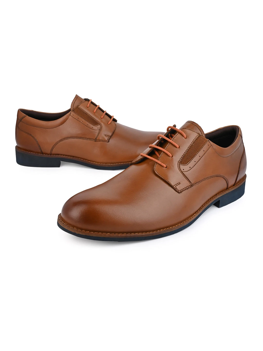 Alberto Torresi Horwik Series Tan Crust Leather Plain Lace-Up 6 Alberto Torresi Horwik Series Tan Crust Leather Plain Lace-Up - Image 6