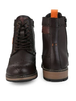 Aberto Torresi Sabastian Brouge High Tops Series 36 Boots For Men -Alberto Torresi Sale Store 62337 BROWN 4