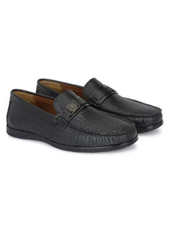Alberto Torresi Genuine Leather Black Textured Loafers For Men -Alberto Torresi Sale Store 63797 BLACK CROCO 4 1648d6d1 3d8d 4bc6 bb5d d55042690fb1