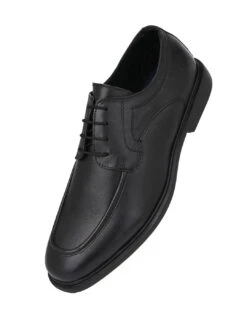 Alberto Torresi Genuine Leather Lace Up Sneakers Eva Sole Formals Sneakers -Alberto Torresi Sale Store 66700 BLACK 4