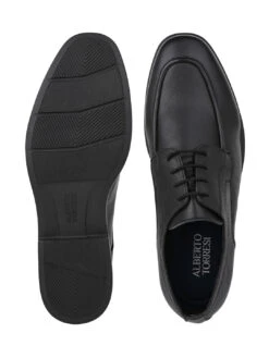 Alberto Torresi Genuine Leather Lace Up Sneakers Eva Sole Formals Sneakers -Alberto Torresi Sale Store 66700 BLACK 5