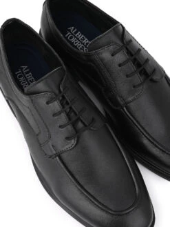 Alberto Torresi Genuine Leather Lace Up Sneakers Eva Sole Formals Sneakers -Alberto Torresi Sale Store 66700 BLACK 7