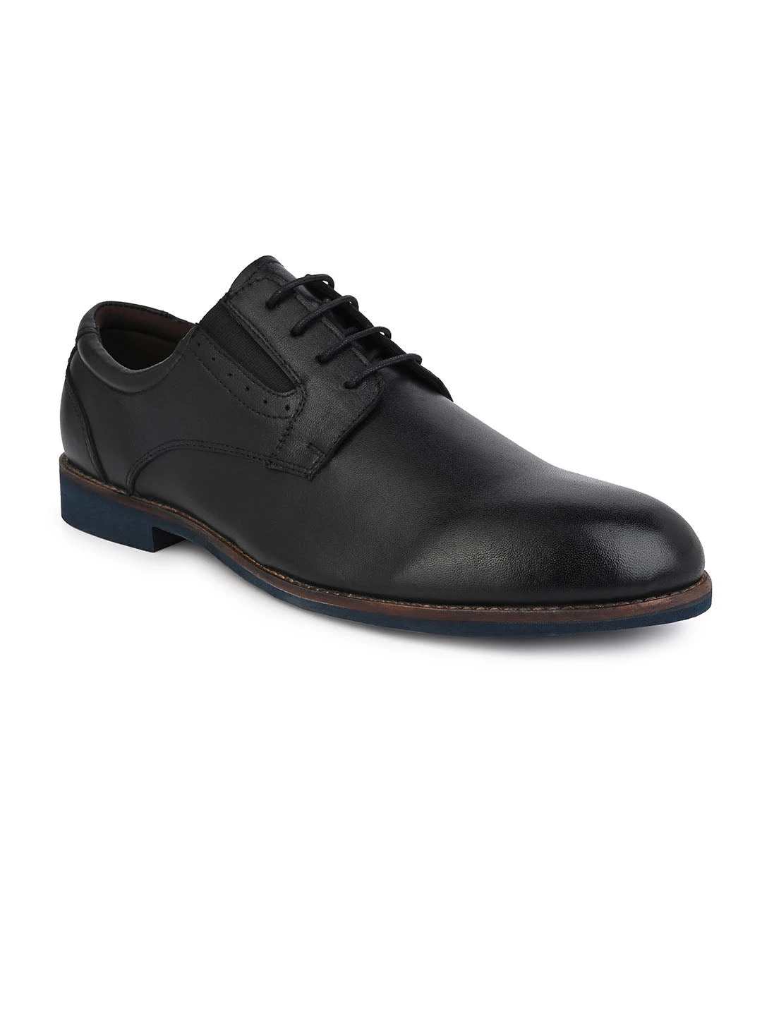 Alberto Torresi Horwik Series Black Crust Leather Plain Lace-up 2 Alberto Torresi Horwik Series Black Crust Leather Plain Lace-up - Image 2