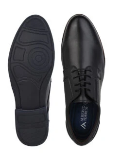 Alberto Torresi Horwik Series Black Crust Leather Plain Lace-up 15 Alberto Torresi Horwik Series Black Crust Leather Plain Lace-up -Alberto Torresi Sale Store 66706 BLACK 6