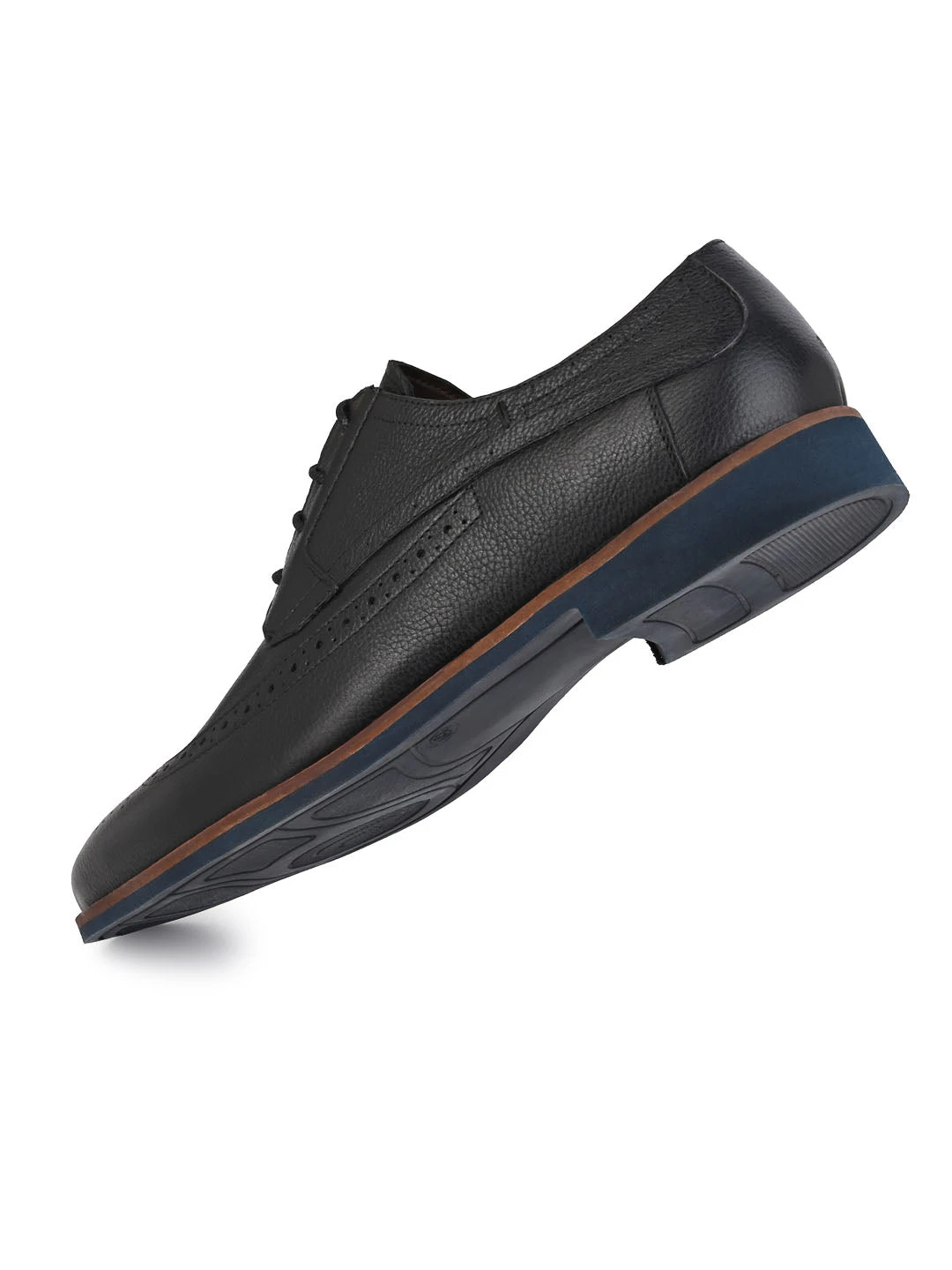 Alberto Torresi Horwik Series Black Mild Leather Brogue Shoe 9 Alberto Torresi Horwik Series Black Mild Leather Brogue Shoe - Image 9