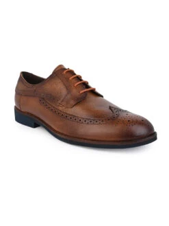 Alberto Torresi Horwik Series Tan Mild Leather Brogue Shoe -Alberto Torresi Sale Store 66707 TAN 1