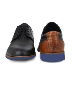 Alberto Torresi Horwik Series 708 Black Textured Leather Derby Shoe -Alberto Torresi Sale Store 66708 BLACK 5