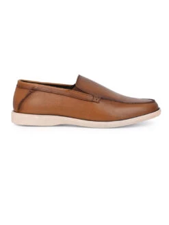 Alberto Torresi Genuine Leather Alpha Male Loafers -Alberto Torresi Sale Store 66726 TAN 2