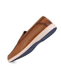Alberto Torresi Genuine Leather Alpha Male Loafers -Alberto Torresi Sale Store 66726 TAN 5