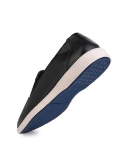 Alberto Torresi Mild Leather Alpha Male Loafer With Sneaker Comfort Padding And Leather Upper -Alberto Torresi Sale Store 66727 BLACK 3