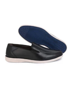 Alberto Torresi Mild Leather Alpha Male Loafer With Sneaker Comfort Padding And Leather Upper -Alberto Torresi Sale Store 66727 BLACK 4