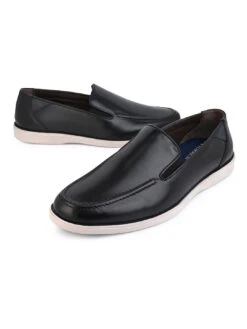 Alberto Torresi Mild Leather Alpha Male Loafer With Sneaker Comfort Padding And Leather Upper -Alberto Torresi Sale Store 66727 BLACK 5