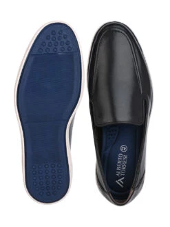 Alberto Torresi Mild Leather Alpha Male Loafer With Sneaker Comfort Padding And Leather Upper -Alberto Torresi Sale Store 66727 BLACK 6