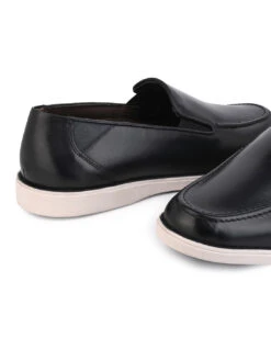 Alberto Torresi Mild Leather Alpha Male Loafer With Sneaker Comfort Padding And Leather Upper -Alberto Torresi Sale Store 66727 BLACK 7