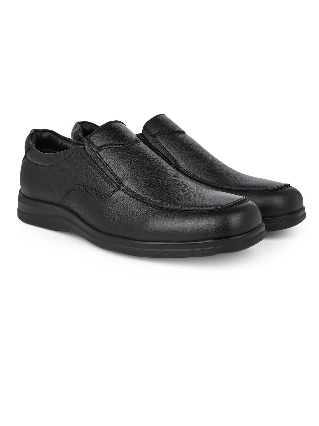 Alberto Torresi Broad Fit BlackLeather Formal Shoes|Durable, Stylish & Perfect For Work 3 Alberto Torresi Broad Fit BlackLeather Formal Shoes|Durable, Stylish & Perfect For Work - Image 3