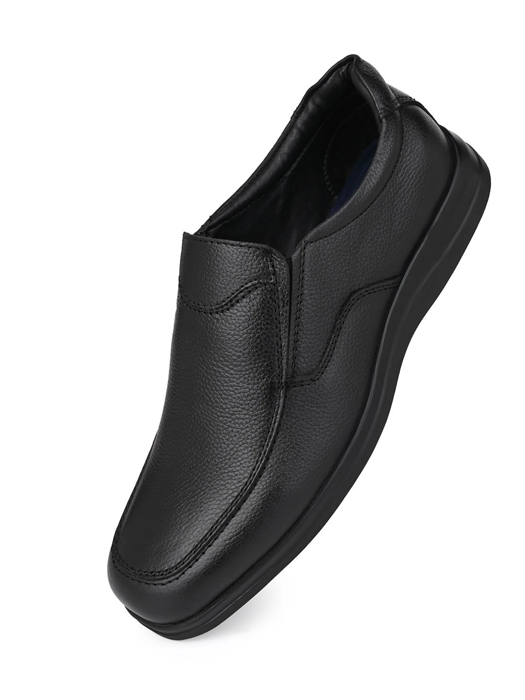 Alberto Torresi Broad Fit BlackLeather Formal Shoes|Durable, Stylish & Perfect For Work 5 Alberto Torresi Broad Fit BlackLeather Formal Shoes|Durable, Stylish & Perfect For Work - Image 5