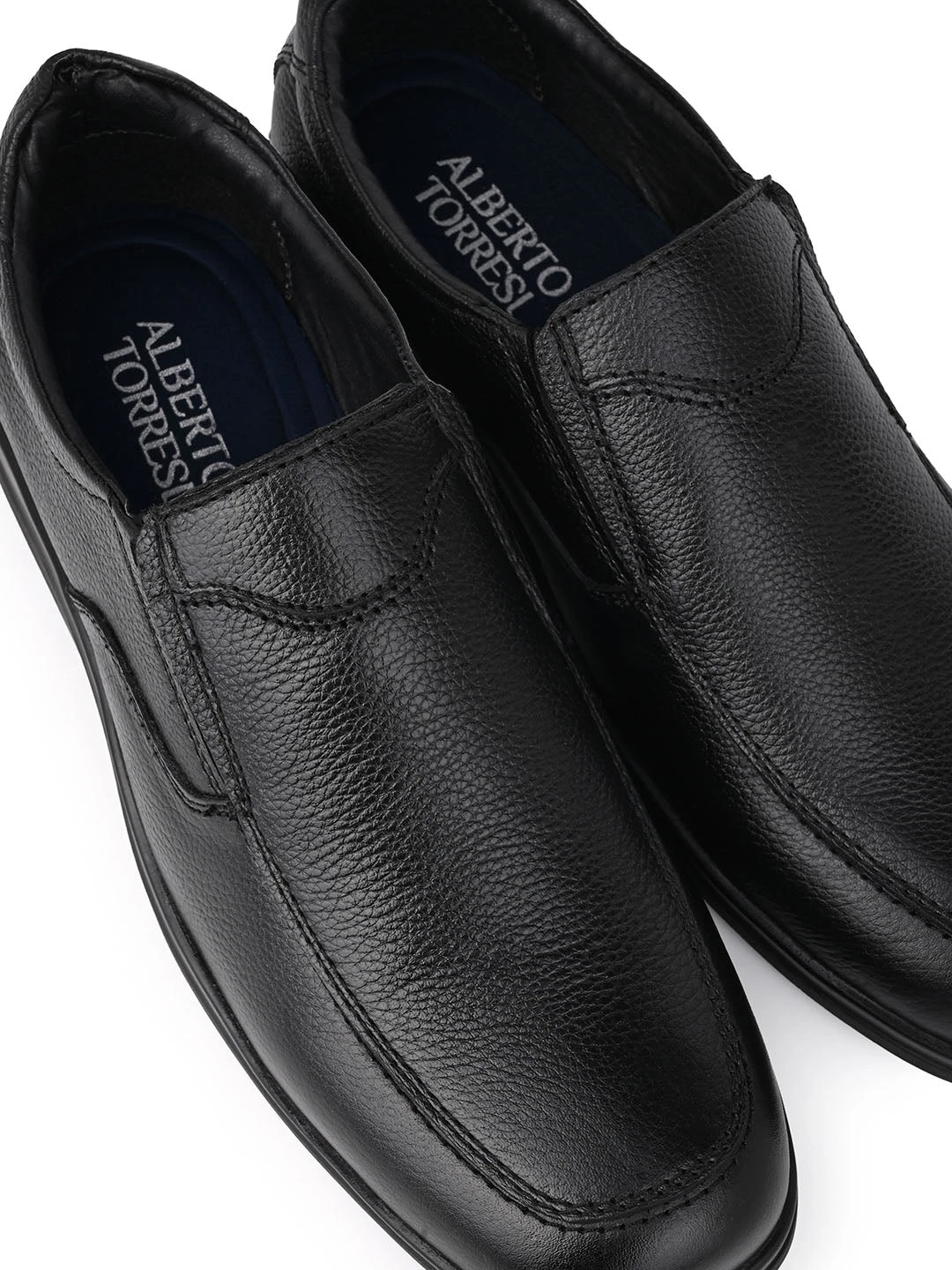 Alberto Torresi Broad Fit BlackLeather Formal Shoes|Durable, Stylish & Perfect For Work 8 Alberto Torresi Broad Fit BlackLeather Formal Shoes|Durable, Stylish & Perfect For Work - Image 8