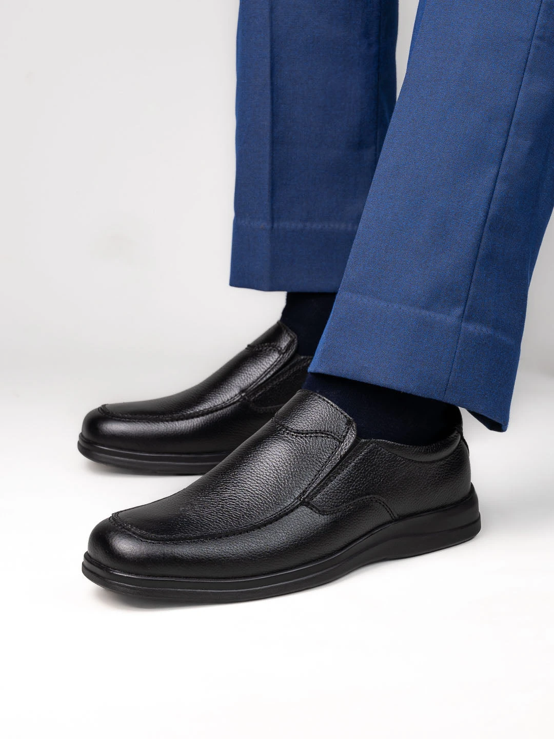 Alberto Torresi Broad Fit BlackLeather Formal Shoes|Durable, Stylish & Perfect For Work 1 Alberto Torresi Broad Fit BlackLeather Formal Shoes|Durable, Stylish & Perfect For Work