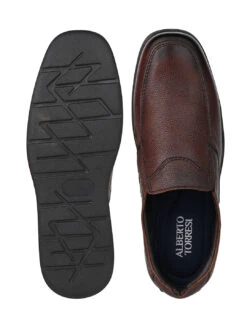 Alberto Torresi Broad FitBrown Leather Formal Shoes|Durable, Stylish & Perfect For Work -Alberto Torresi Sale Store 66750 BROWN 6