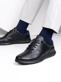 Alberto Torresi Mild Leather Sneakers For Men Walk In Style And Comfort