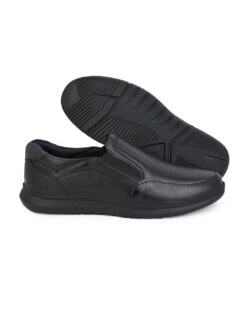 Alberto Torresi Genuine Leather Blue Magic Series Ligth Weight Formal Sneakers -Alberto Torresi Sale Store 66769 BLACK 4