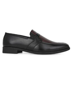 Alberto Torresi Office Edition Black Bordo Faux Leather Slip On 800 -Alberto Torresi Sale Store 66800 BLACK BORDO 3