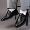 Alberto Torresi Office Edition Black Faux Leather Slip On 800 -Alberto Torresi Sale Store 66800 BLACK 8