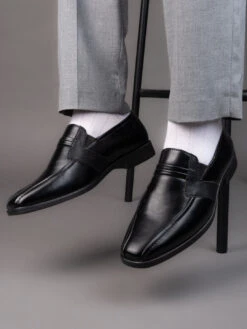 Alberto Torresi Office Edition Black Faux Leather Slip On 800