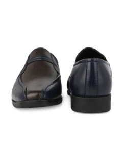 Alberto Torresi Office Edition Blue Brown Faux Leather Slip On 800 -Alberto Torresi Sale Store 66800 BLUE BROWN 5