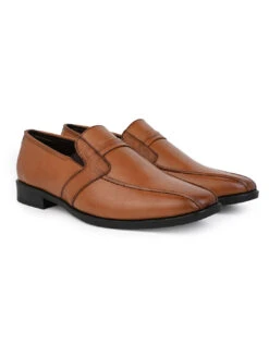 Alberto Torresi Office Edition Tan Faux Leather Slip On 800 -Alberto Torresi Sale Store 66800 TAN 2
