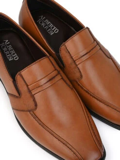 Alberto Torresi Office Edition Tan Faux Leather Slip On 800 -Alberto Torresi Sale Store 66800 TAN 7